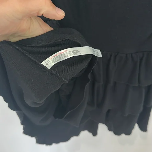 Free People Good Feels Long Sleeve Ruffle Dress - Picture 7 of 7